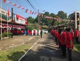 Upacara Pengibaran Merah Putih HUT RI ke-77, Sekretaris DPC PDIP Kota Bogor Motivasi Kader harus Jadi Hamba Rakyat    
